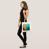 Duiken gepersonaliseerd tote bag (Voorkant (model))