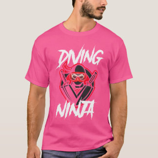 Duiken Grappig Duiken Ninja Scuba Duiken Scuba Div T-shirt