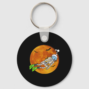 Duiken Halloween Scuba Diver Sleutelhanger