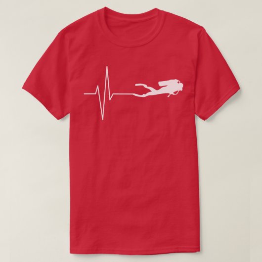Duiken Hartslag 2 T-shirt (Design voorkant)