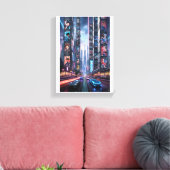 Duiken in de wereld van comics en manga 📚 canvas afdruk (Insitu (Woonkamer))