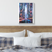 Duiken in de wereld van comics en manga 📚 canvas afdruk (Insitu (Slaapkamer))