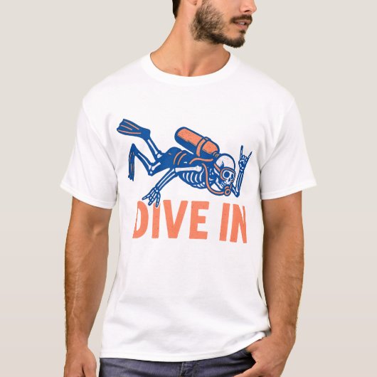 Duiken in Duiken T-shirt (Voorkant)