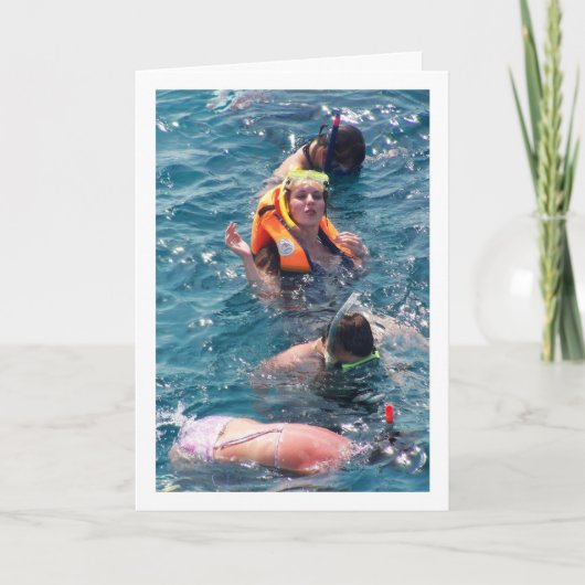 Duiken in het Rode Zee Kaart (Voorkant)