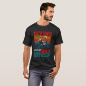 Duiken in mijn 59ste skydiving t-shirt (Voorkant volledig)
