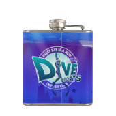 Duiken | in vinylfolie verpakt heupfles (Achterkant)