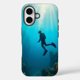duiken is het beste in bonaire iPhone 16 hoesje
