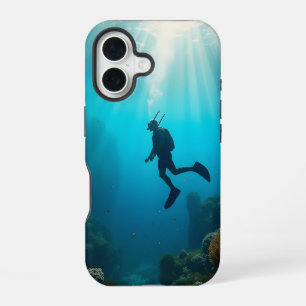 duiken is het beste in bonaire iPhone 16 hoesje