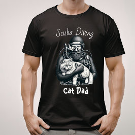 Duiken Kat Papa T-shirt