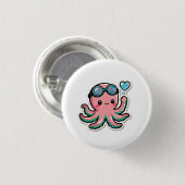 Duiken Kawaii Ronde Button 3,2 Cm (Voorkant /achterkant)