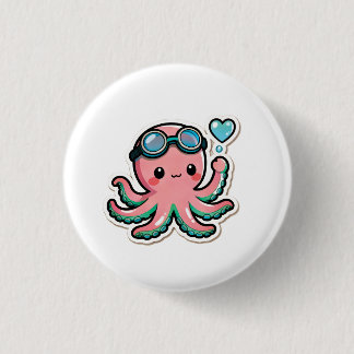 Duiken Kawaii Ronde Button 3,2 Cm