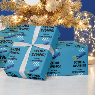 Duiken Leven Onder Water Duiken Cadeaupapier