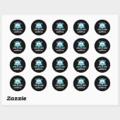 Duiken - Liefde in onderwater duiken Ronde Sticker (Vel)