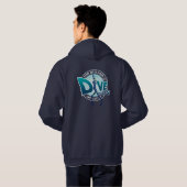 Duiken | MANNEN Hoodie (Achterkant volledig)