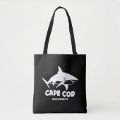 Duiken met Grote Witte Haaien - Cape Cod Tote Bag (Voorkant)