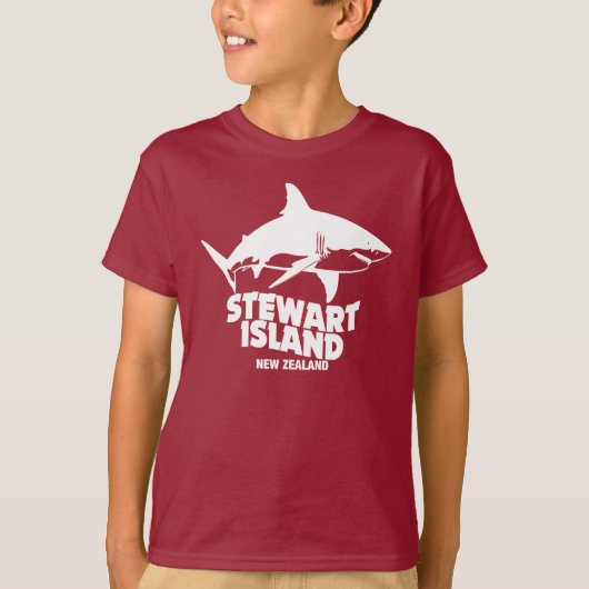 Duiken met haaien - Stewart Island T-shirt (Voorkant)