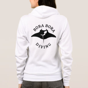 Duiken met mantaroggen bij Bora Bora Hoodie