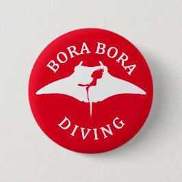 Duiken met mantaroggen bij Bora Bora Ronde Button 5,7 Cm