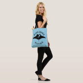 Duiken met mantaroggen bij Bora Bora Tote Bag (Op model)