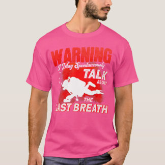 Duiken met perslucht Vrijduiken Duiken T-shirt