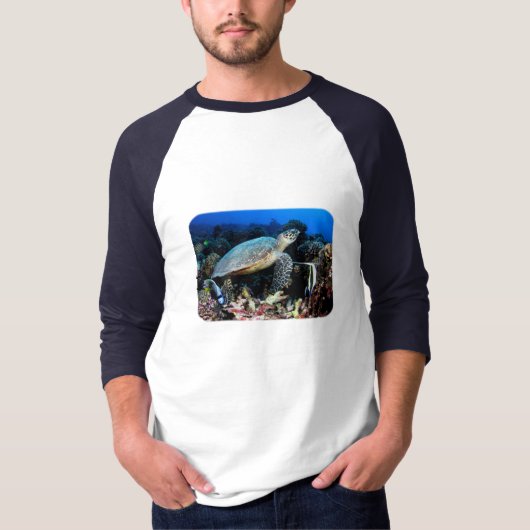 Duiken met schildpadden t-shirt (Voorkant)
