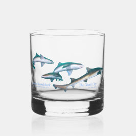Duiken met Shark Drinkware Set Whisky Glas