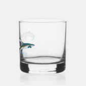 Duiken met Shark Drinkware Set Whisky Glas (Links)
