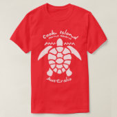 Duiken met Zee Turtle Cook Island Marine Reserve T-shirt (Design voorkant)