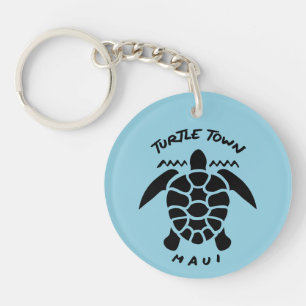 Duiken met Zeeen schildpadden - Turtle Town Maui Sleutelhanger