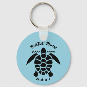 Duiken met Zeeen schildpadden - Turtle Town Maui Sleutelhanger