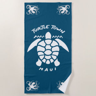 Duiken met Zeeen schildpadden - Turtle Town Maui Strandlaken