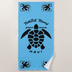 Duiken met Zeeen schildpadden - Turtle Town Maui Strandlaken