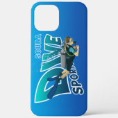 Duiken met zuurstofcilinder | Case-Mate iPhone case (Achterkant)