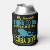 Duiken - Mijn favoriete ding is Scuba Dive Blikjeskoeler (Blikje Voorkant)