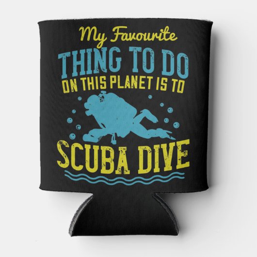 Duiken - Mijn favoriete ding is Scuba Dive Blikjeskoeler (Voorkant)