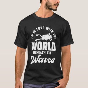Duiken oceaan Open Water Duiker Onderwater T-shirt