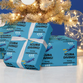 Duiken onder water duiken duiken cadeaupapier