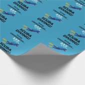 Duiken onder water duiken duiken cadeaupapier (Hoek)
