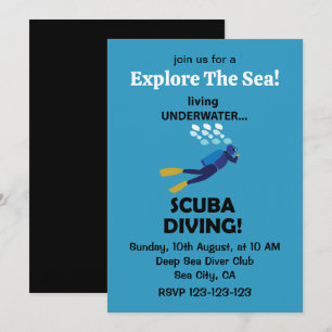 Duiken onder water duiken duiken kaart