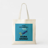 Duiken onder water duiken duiken tote bag (Achterkant)
