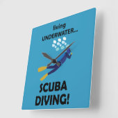 Duiken onder water duiken duiken vierkante klok (Hoek)