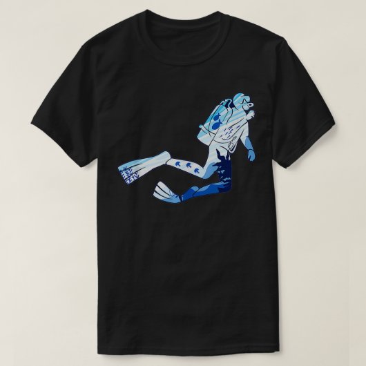 Duiken onder water snorkelen Ocean Life Scu T-shirt (Design voorkant)