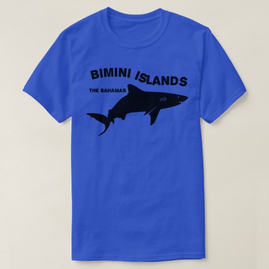 Duiken op Bimini-eilanden De Bahama's T-shirt (Design voorkant)