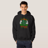Duiken op de gember, St Patrick's Day Hoodie (Voorkant volledig)