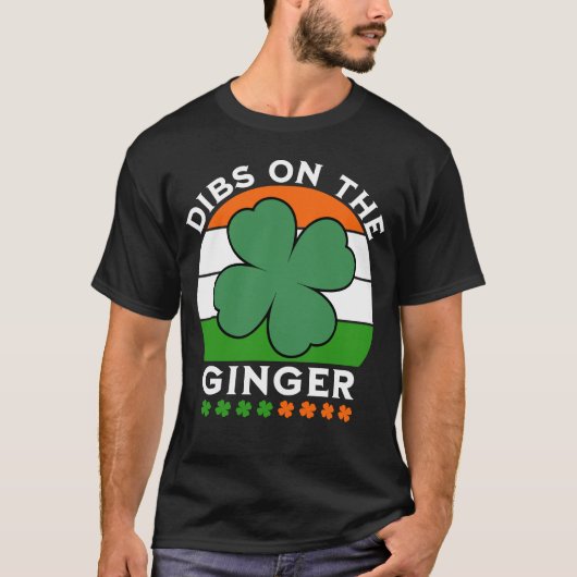 Duiken op de gember, St Patrick's Day T-shirt (Voorkant)