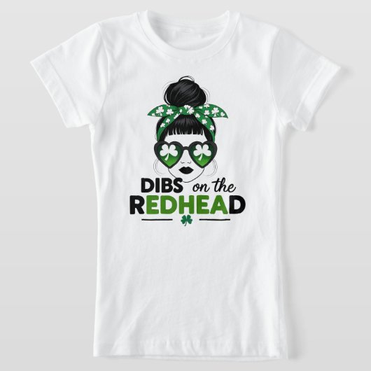 Duiken op de Redhead Funny St. Patrick's Day Irish T-shirt (Laagn)