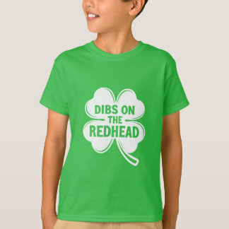 Duiken op de roodharige witte St. Patrick's Day T-shirt
