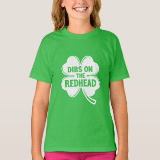 Duiken op de roodharige witte St. Patrick's Day T-shirt