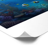 Duiken op een geheim rif poster (Hoek)