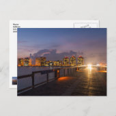 Duiken op het Briefkaart van de rivierbek van Nava (Voorkant / Achterkant)